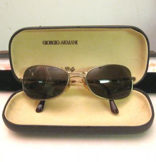 Giorgio Armani Mens Designer Sunglasses in Case Made in Italy