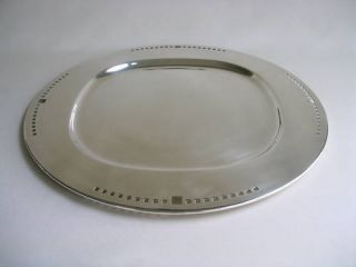 Swid Powell Silver Plate Platter by Richard Meier