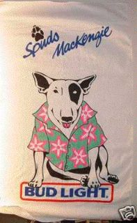 Spud McKenzie Beach Towel Classic Must Have for Any Bud Light Fan MIP