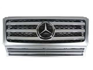 USA MERCEDES BENZ W463 G WAGON FACELIFT AMG STYLE SILVER CHROME GRILLE