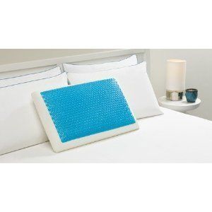 Hydraluxe Memory Foam Cooling Bed Pillow w Microfiber Case 8506