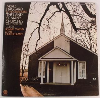 Merle Haggard Land of Many Churches Carter Family 2 LP