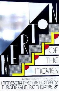 Roy Lichtenstein 1968 Merton of The Movies Poster