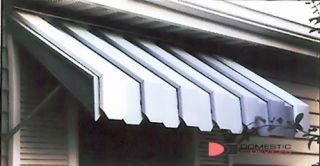 Aluminum Window Awnings Valance Edge 65 x 22 x 25