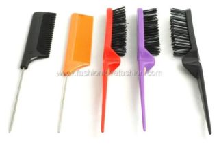 1pcs Tease Bristle Nylon Brush or Metal Tail Hair Comb