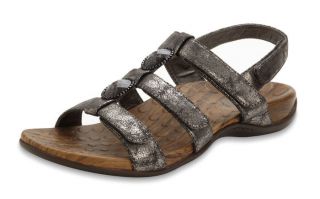 Yasmin Womens Adjustable Heel Sandals Chrome Metallic 2012