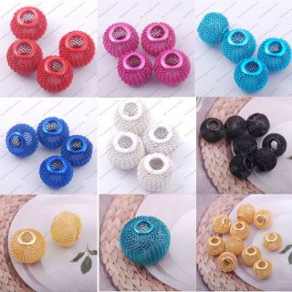 25mm Basketball Wives Mesh Ball Bead Spacer Jewelry Findings
