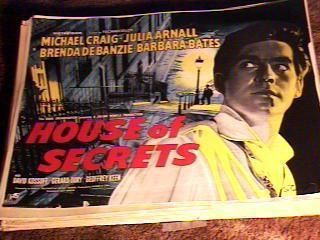 House of Secrets 22x28 Movie Poster 56 Michael Craig