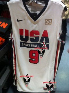 Nike Michael Jordan USA Basketball Retro Authentic Jersey Olympic