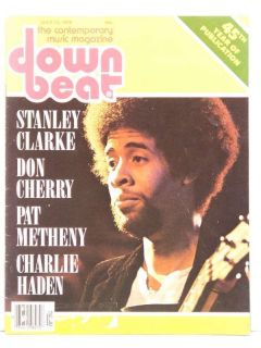 Beat Magazine Stanley Clarke Pat Metheny Don Cherry Very RARE