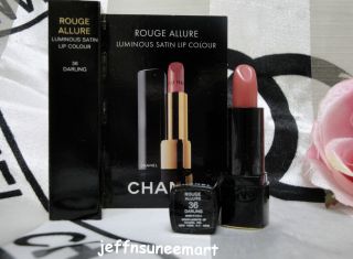 Chanel Rouge Allure Luminous Satin in Darling 36 Mini Lipstick 025oz