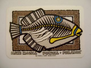 Powell Peralta Mike McGill Trigger Fish Sticker