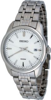 Classic Stainless Steel Gents Bold Seiko 100M WR Wrist Watch SGEG01P1