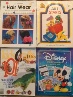 Arts Crafts Book Lot of 4 Hair Bows Paper Crafts Michaels More