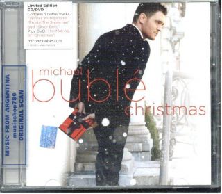 CD DVD Set Michael Buble Christmas Limited Edition 3 Bonus Tracks New