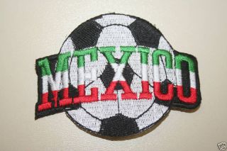 Mexico Soccer Ball Football Iron on Badge Patch Crest