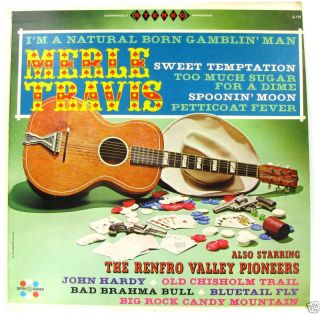 Merle Travis The Renfro Valley Pioneers Stereo LP