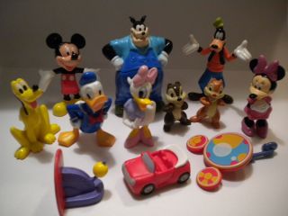 NEW Mickey Mouse Clubhouse Toy Figure Lot Book Birthday Cake Topper