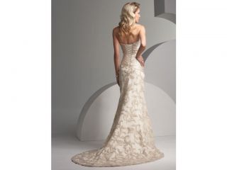 Sottero Midgley JSM1103 Wedding Dress Size 6 Champagne