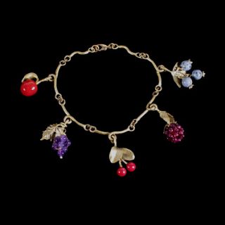 Fruit Charm Bracelet Michael Michaud Jewelry