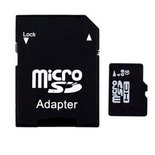 4GB Micro SD 4GB Include Free SD Adapter + Plastic Jewel Case And Free