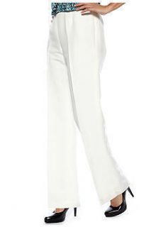 Kasper Dress Pants LINEN NWT Womens Size 8 White Ivory NEW Separates