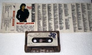 Michael Jackson Bad Peru Cassette Tape