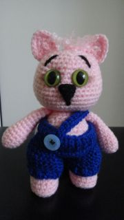 Stuffed Animals Kitten Mikki Crochet Handmade 6 Inch