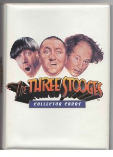 Three Stooges 1997 Licensed Mini Trading Card Binder