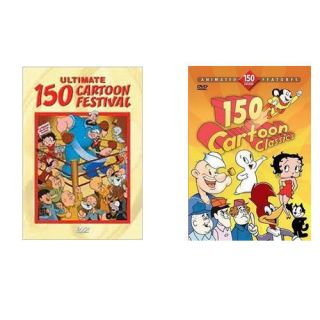 Ultimate 150 Cartoon Festival 150 Cartoon Classics DVD 2 Pack