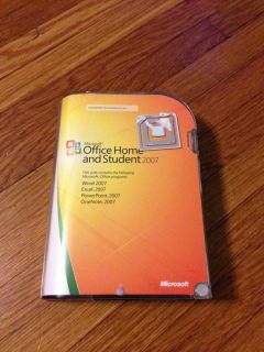 Microsoft Office Home and Student 2007 3pc