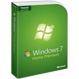 Microsoft Windows 7 Home Premium Full Upgrade from XP Vista Free