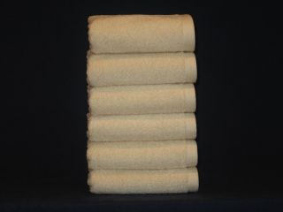 Cotton Velour Hand Towels in Natural 1888 Mills Made in The USA