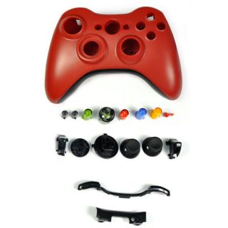 For Microsoft xbox 360 Red replacement wireless controller case shell