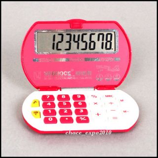 New Mini Pocket Portable Folding Basic Calculator 801RD