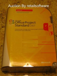 Microsoft Office Project Standard 2007 Upgrade SEALED Retail Box PN
