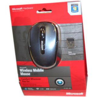 Microsoft Wireless Mobile Mouse 3500 Storm Gray Metallic GMF 00133