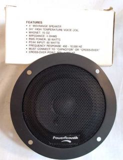Acoustik Spa 104 4 Mid Range Midrange Speaker Car Home Audio
