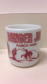Vintage Ranger Joes Childs Mug Anchor Hocking