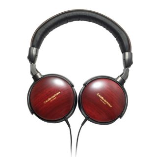 Audio Technica ATH ESW9A Headband Headphones   Wood