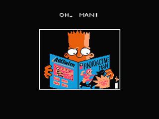 The Simpsons Bartman Meets Radioactive Man Nintendo, 1992