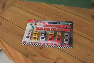 Kellogs Cornflakes NASCAR Mini Car Collection Pack New