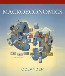 Macroeconomics by David C. Colander 2005, Other Paperback, Revised