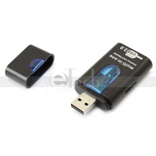 High Speed Memory USB 2 0 SD Mini SD MMC TF MS M2 Card Reader