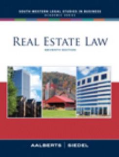 Estate Law by Robert J. Aalberts, Siedel, George Siedel and George J