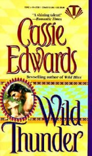 Wild Thunder by Cassie Edwards 1995, Paperback