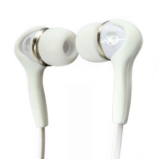 Skullcandy Smokin Buds In Ear only Headphones   White Chrome