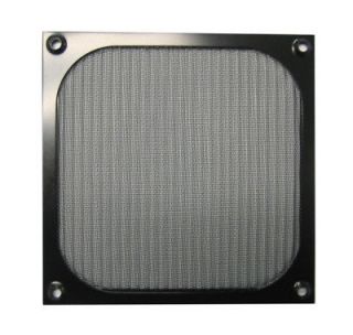 GALAXY 140mm Anodized aluminum fan filter (Black)