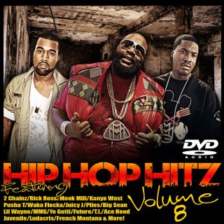 Hop Hitz 8 Music video DVD Mix 2 Chainz kanye west rick ross ludacris