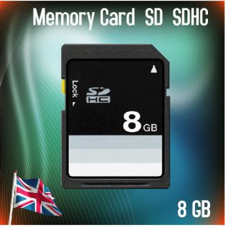8GIG 8GB Memory Card SD SDHC JVC GC FM1A FM1B FM1V